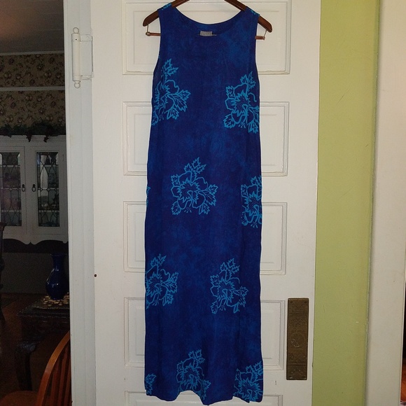 🌺 Urban Safari sleeveless Hawaiian maxi dress 🌺 - Picture 1 of 5